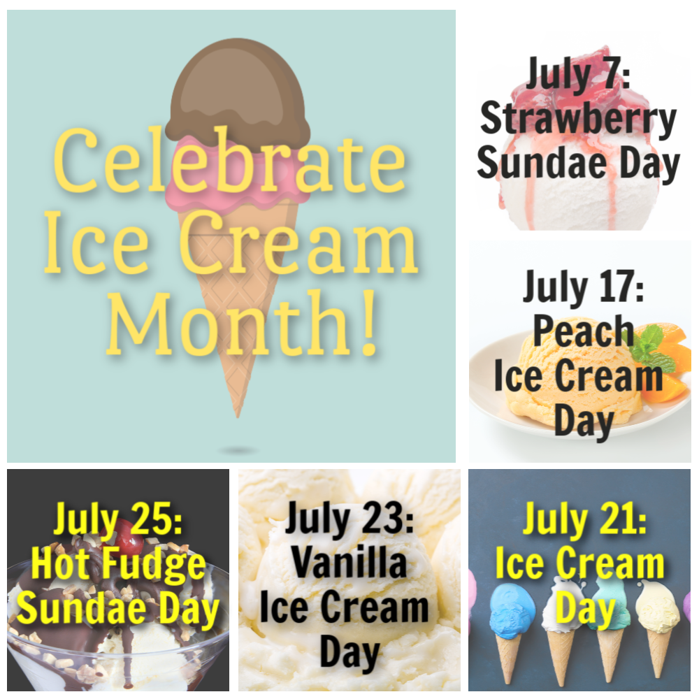 Celebrate ice cream days the right way! UDA